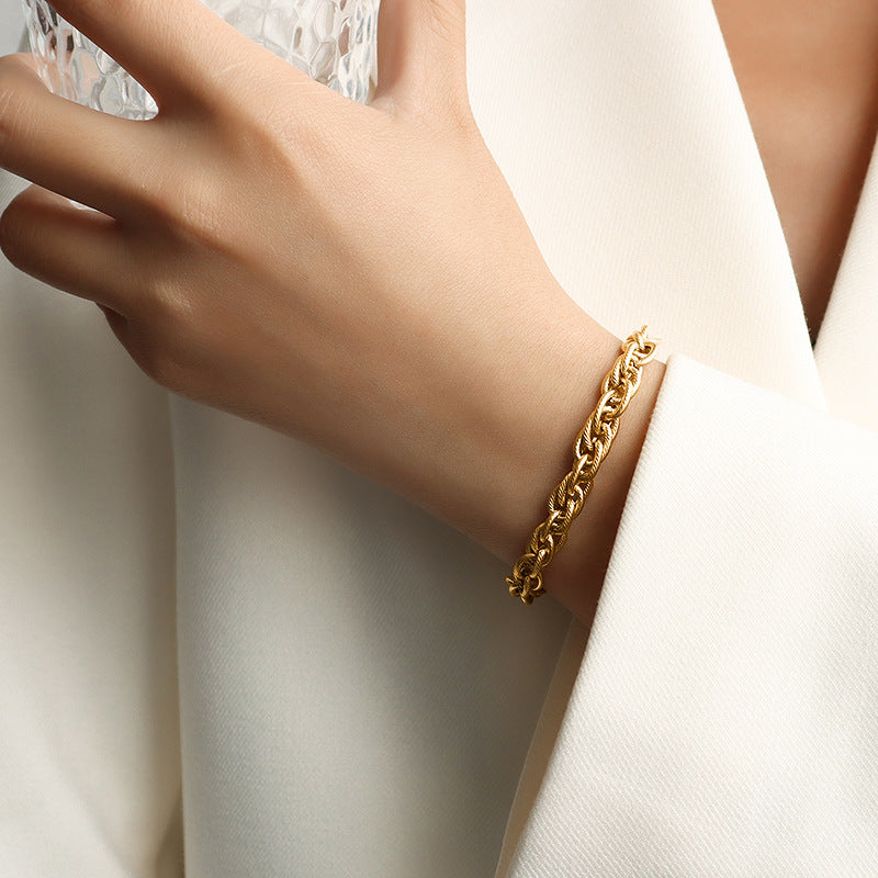 Golden Link Bracelet