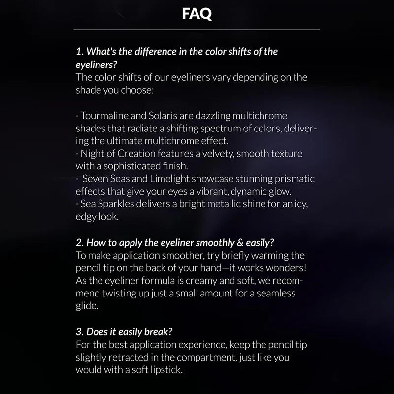 Epiphany Glow Melt-On Eyeliner 6-Piece Set