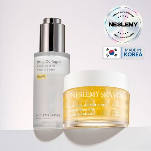 Last Day 60% OFF:Glazed Skin Collagen Duo | Firming Cream + Volufiline Serum
