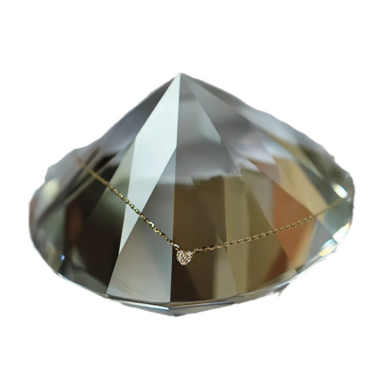 Dainty Diamond Pendant Necklace