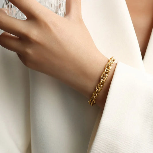 Golden Link Bracelet